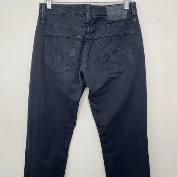 ADRIANO GOLDSCHMIED AG Mens 29R The Graduate Tailored Fit Stretch Jeans In Black - Picture 11 of 14